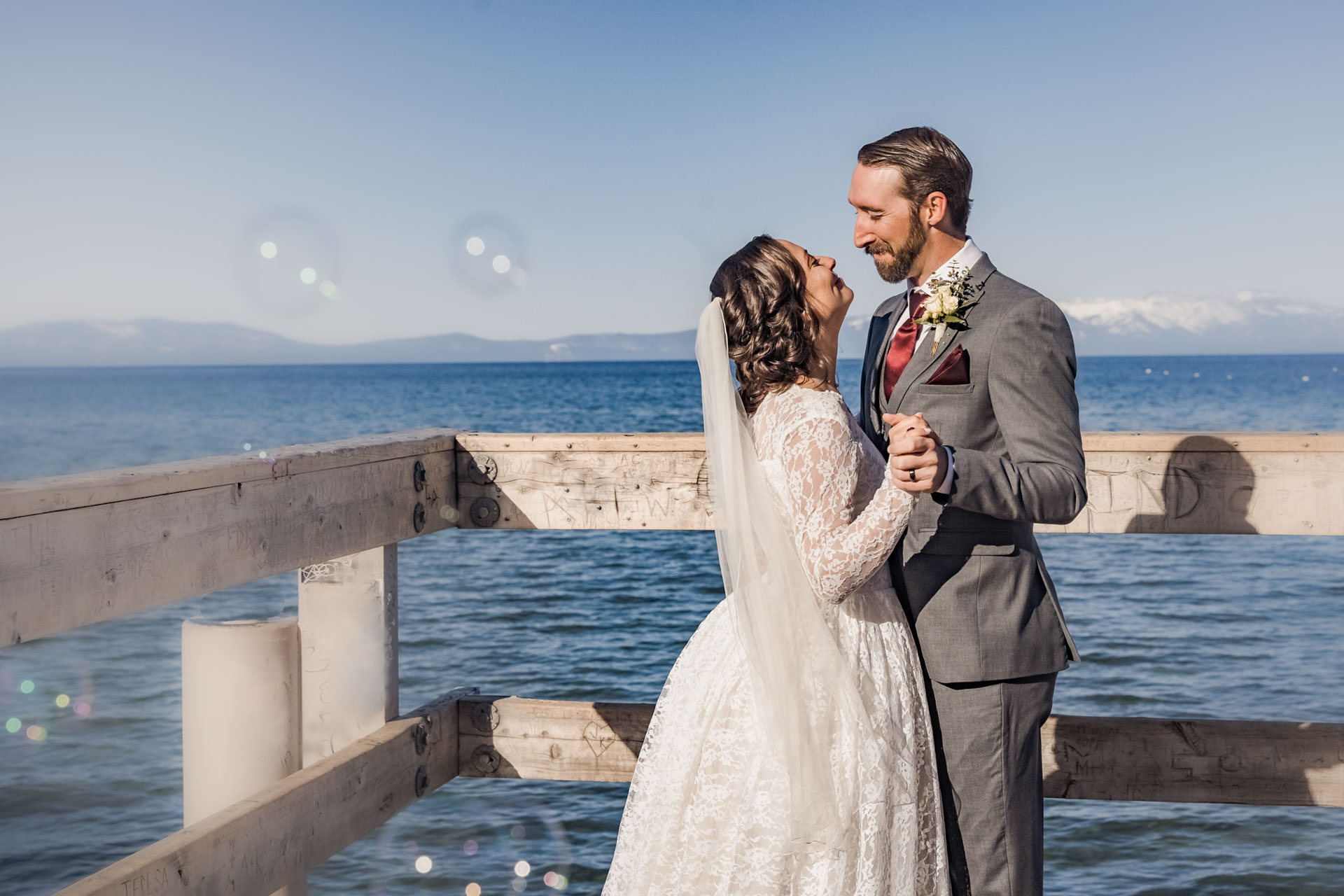 Lake Tahoe wedding photography at Valhalla Pier and Estates