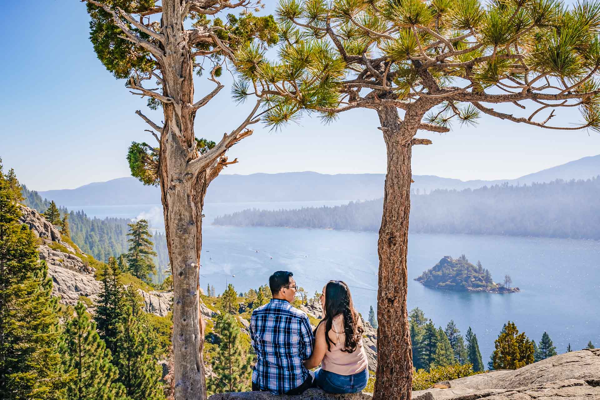 Emerald Bay proposal photographer and engagement photography