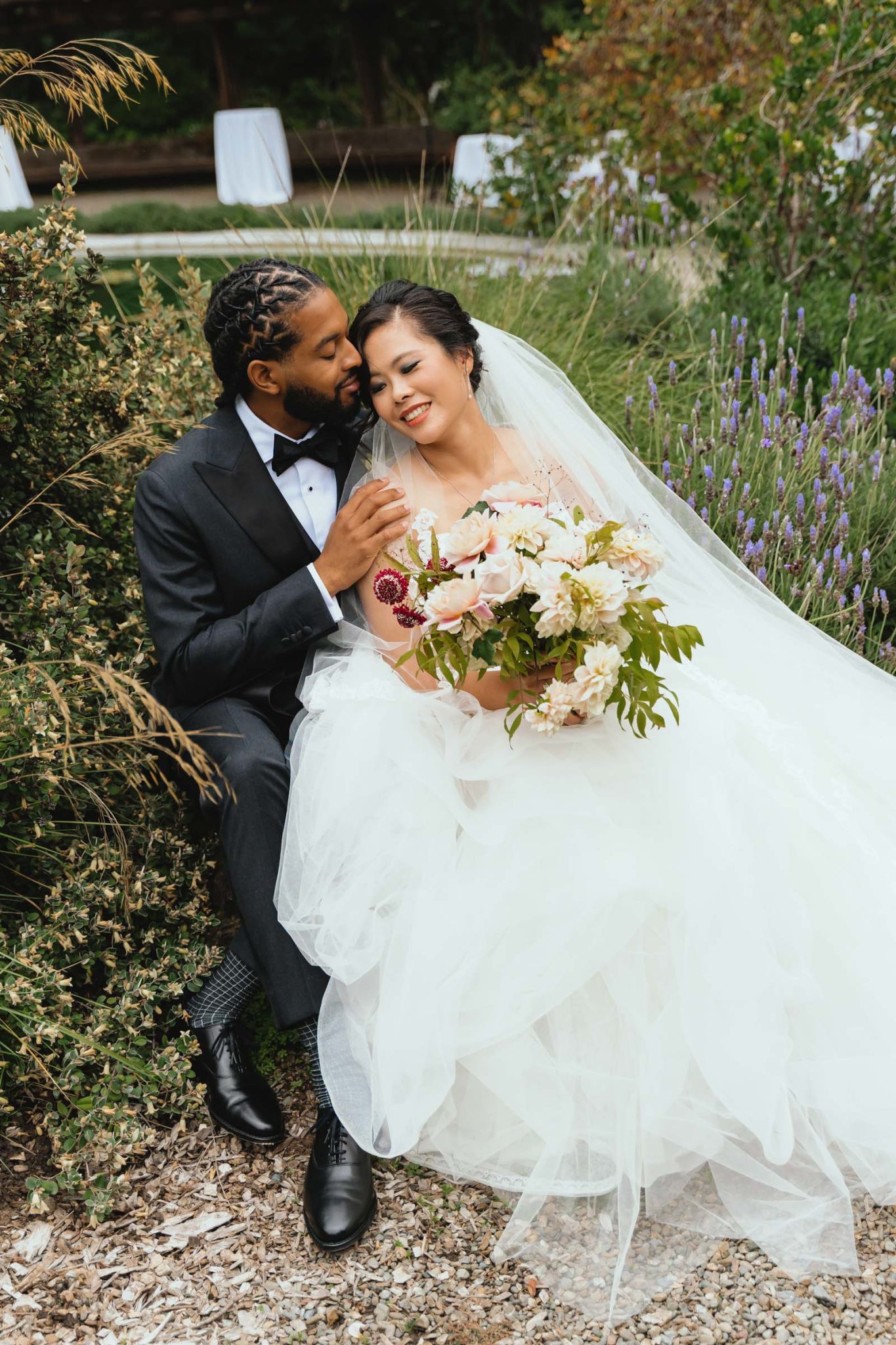Marin art and garden center wedding photography bay area wedding photographer